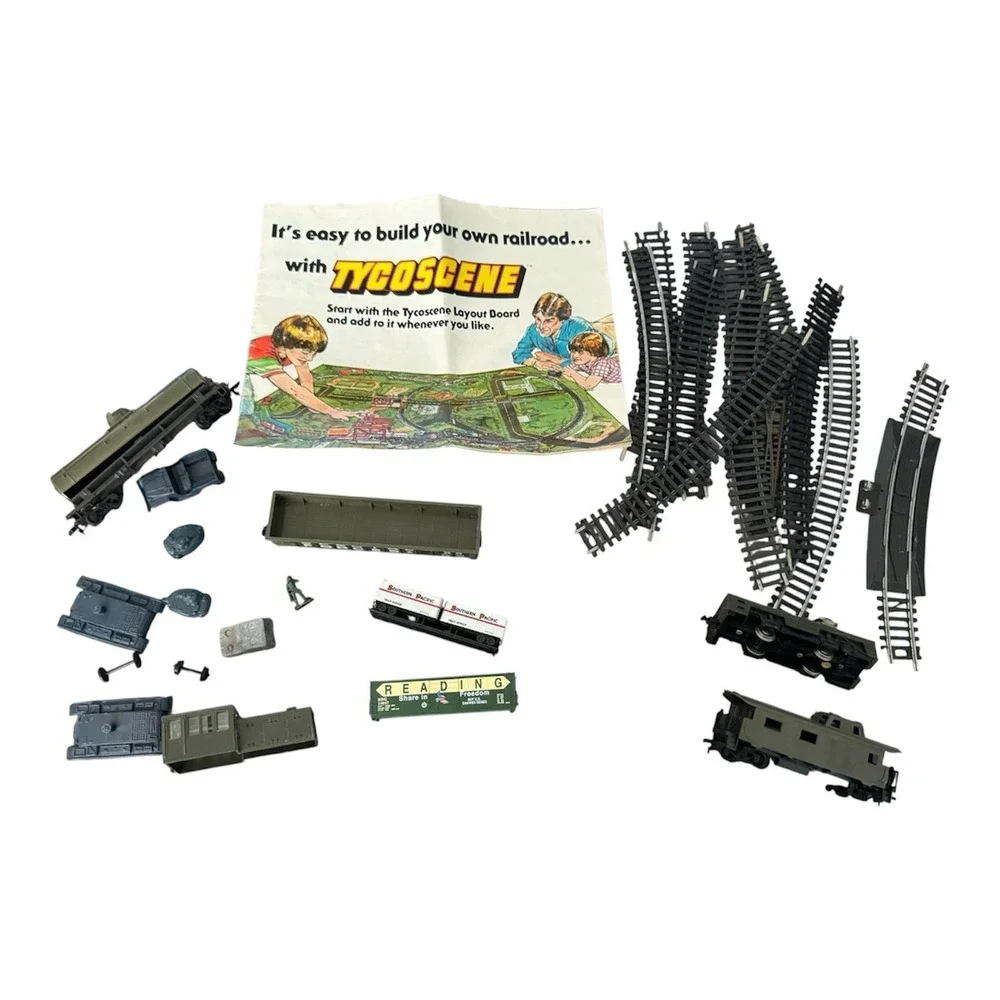 TYCO Scene Gi Joe Train Lot Includes Tracks & More